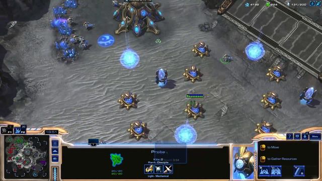 Starcraft 2 (Gameplay 11) vs Hard Ai (Pc Strategy) No Commentary смотреть онлайн