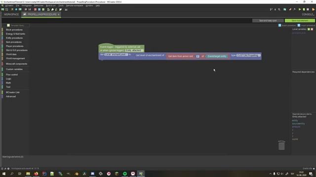 MCreator Tutorial: How to Make and Use Enchantments смотреть онлайн