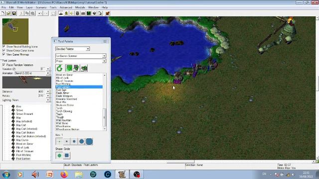 Warcraft III Frozen throne "Map Editor"- Doodad part 2 смотреть онлайн