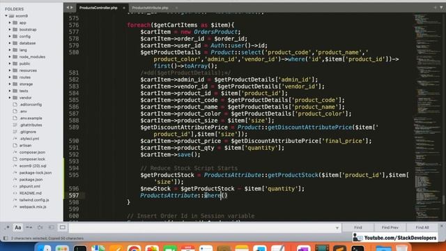 Laravel Multi Vendor Ecom #167 | Laravel Inventory Management | Reduce Inventory when Order Placed смотреть онлайн