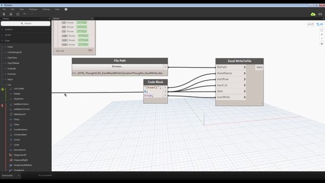 E005 DynamoThoughts Excel Export смотреть онлайн