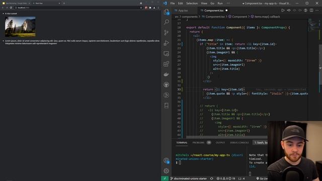 TypeScript Type Narrowing with React смотреть онлайн