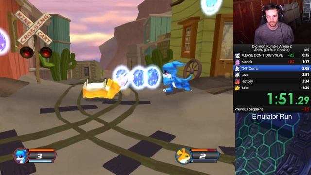 Digimon Rumble Arena 2 Speedrun - 4:22.20 - Xbox Emulator смотреть онлайн