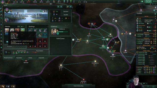 Let's Play Stellaris | Planned Obsolescence Achievement | Tropico Style - Ep 1 - Livestream Footage смотреть онлайн