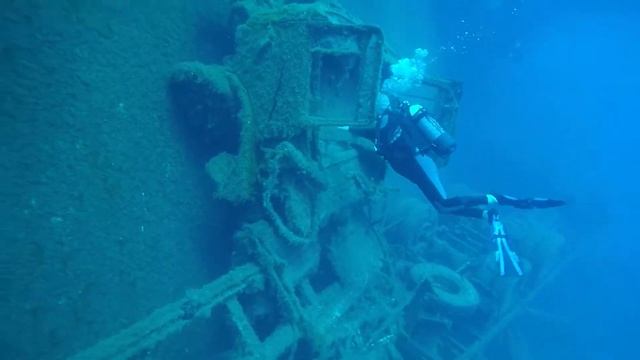 Зенобия. Zenobia Wreck. Часть №1. Обзор снаружи. Дайвинг на Кипре. Лучшие места для погружений. смотреть онлайн