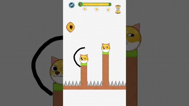 Draw a line to save your little dog from bee | ? Dog Rescue Puzzle Game | Ep-1 #shorts #gaming смотреть онлайн