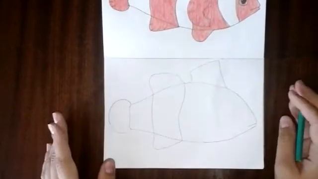 Как нарисовать Рыбу-Клоун?))) смотреть онлайн