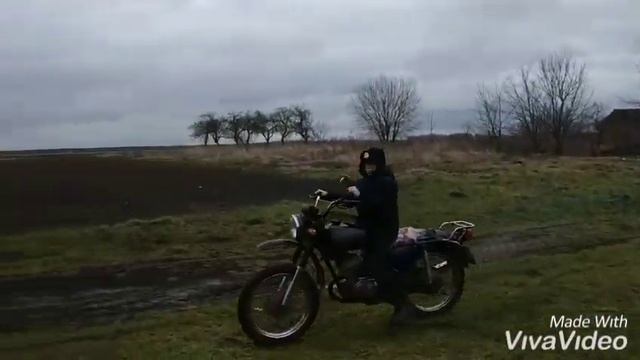 Дрифт на мотоцикле Минск (часть1) ? смотреть онлайн