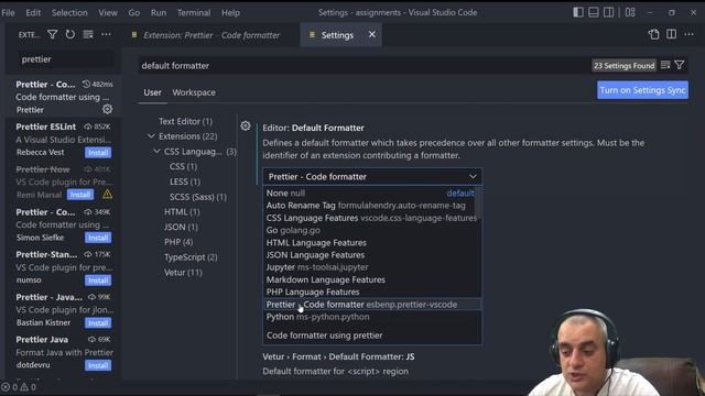 [Arabic] HTML CSS installing and configuring VScode смотреть онлайн