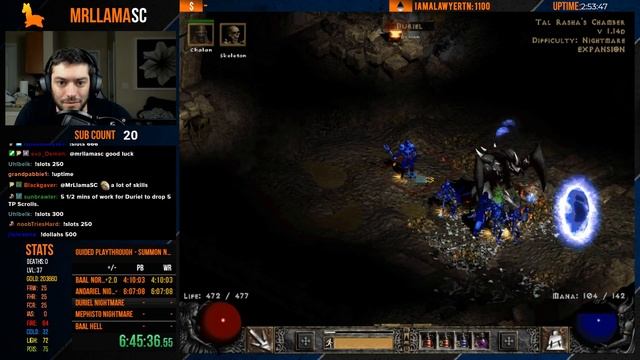 Diablo 2 - Hell Guided Playthrough SUMMON NECRO - Part Nightmare смотреть онлайн