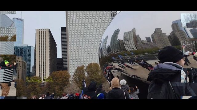 Millennium Park in Chicago/chicago tourist attraction/travel vlogs/ Millennium park with family смотреть онлайн