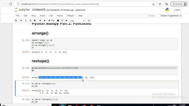 Python Numpy Part 2 : Functions in Numpy Machine learning Hands on Python смотреть онлайн