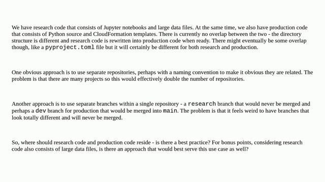 Softwareengineering: Where should research and production code reside in git? смотреть онлайн