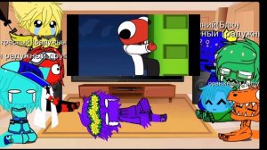 Всем привет и это реакция радужных друзей на смешную озвучку лукисы востали