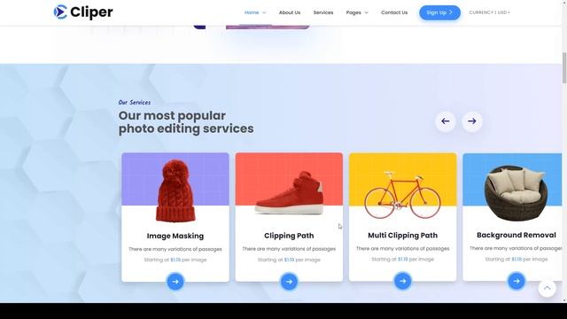 Cliper - Clipping Path Agency WordPress Theme 15 eCommerce Photo Solution смотреть онлайн