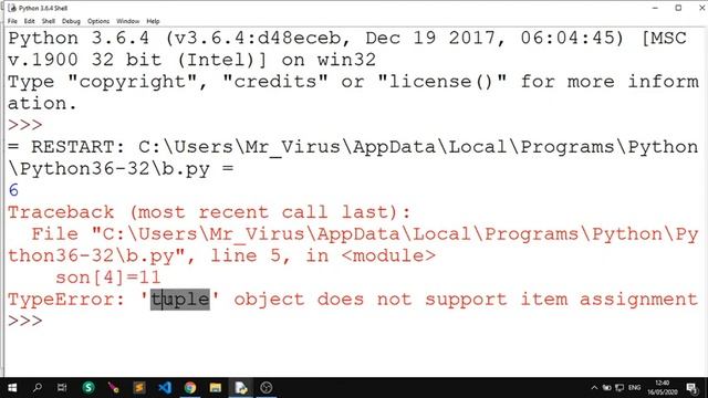 Python dasturlash tilida list, tuple va set ma'lumot turlarini farqlari смотреть онлайн