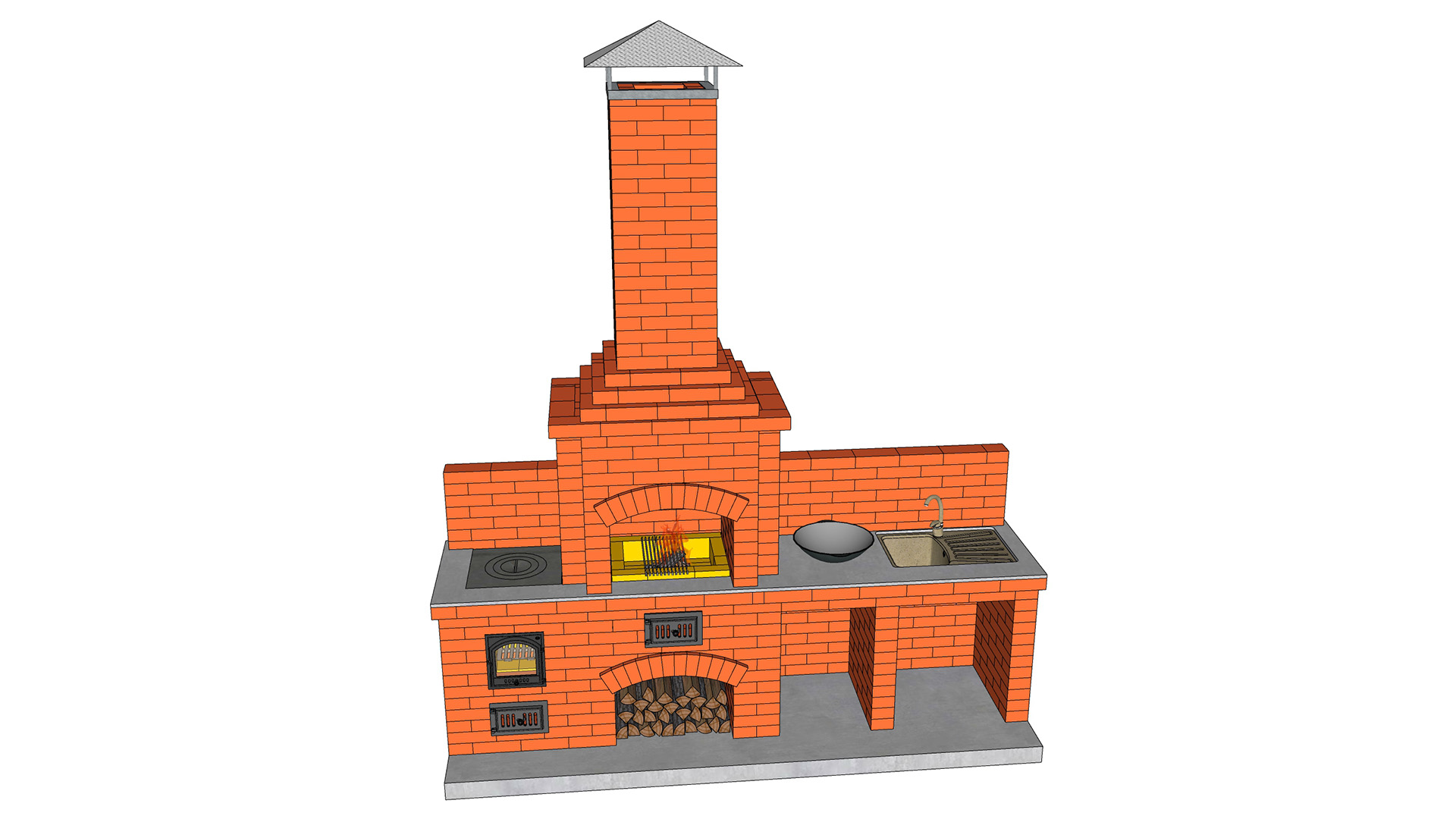 Порядовка из красного кирпича смотреть онлайн