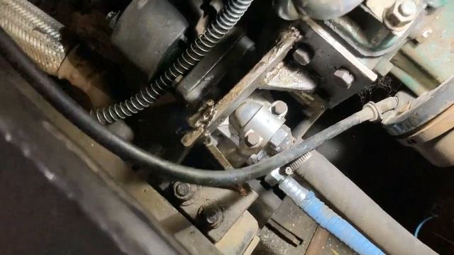 Переоборудование FAW 1051 № 13 .  Опора  на КПП.