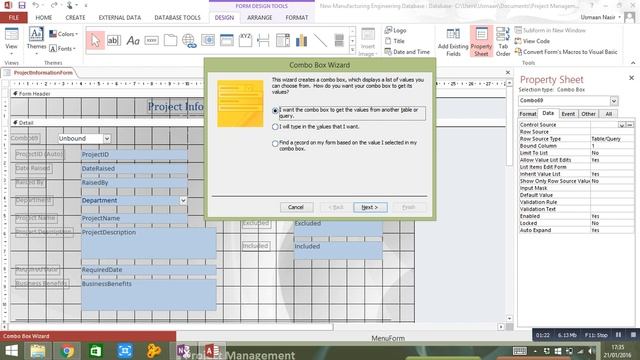 Search Dropdown Using Combobox Tutorial - Access 2010 / 2013 смотреть онлайн