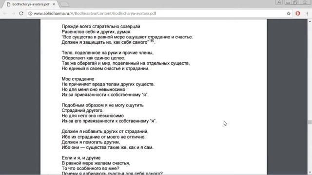 Шантидева. Путь Бодхисаттвы. Бодхичарья-аватара. (Глава 8) смотреть онлайн