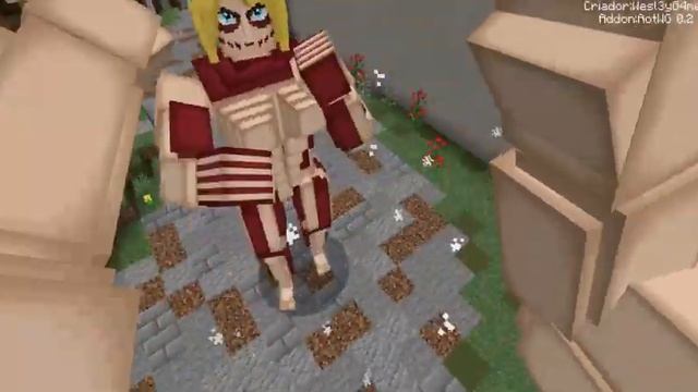 BEST Minecraft Attack on Titan BEDROCK MCPE MOD!!! ???
