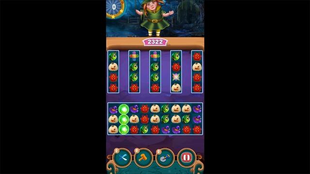 Halloween Magic - Match 3 Puzzle (Gameplay Android) смотреть онлайн