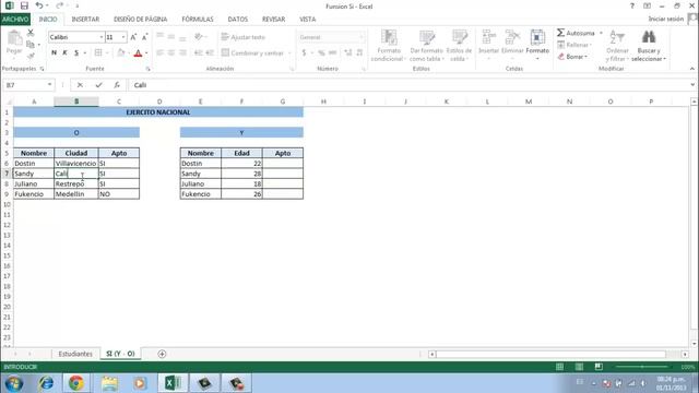 Curso en Excel 2013 - Capitulo 5 (Funcion SI - Y - O) смотреть онлайн