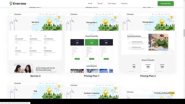 Enerzee - Renewable Energy WordPress Theme renewable energy creative Yoshitaka смотреть онлайн