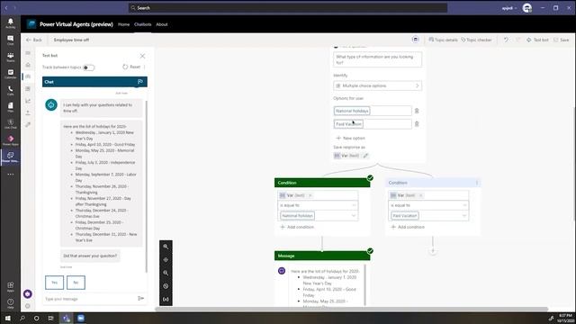 Power Virtual Agents Tutorial - Create a Free Chatbot in Microsoft Teams смотреть онлайн