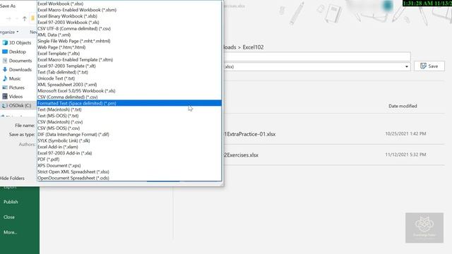 Session87 - How to Export Microsoft Excel file to a Text/CSV File?? смотреть онлайн