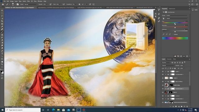 Photo Manipulation 4 | Adobe Photoshop 2021 | Rongmei Online смотреть онлайн