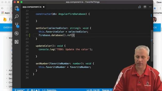 Angular with Firebase course - Favorite Things - 05 Firebase with manual update смотреть онлайн