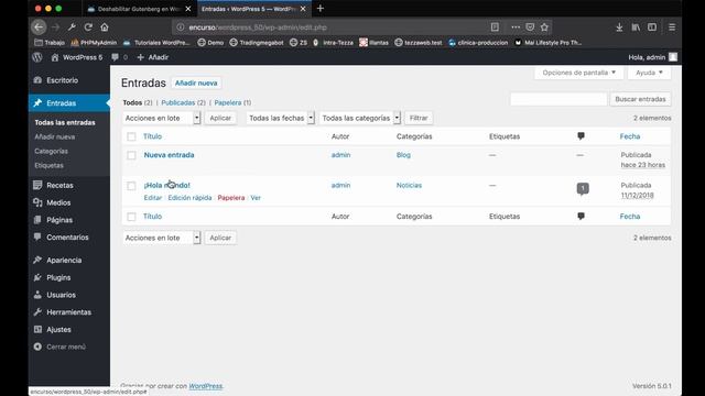 Deshabilitar Gutenberg en WordPress selectivamente смотреть онлайн