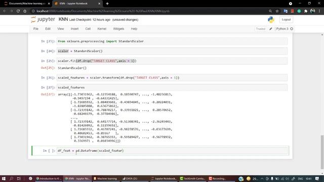 #80 - Practical - KNN - Scaling and Splitting Data | K Nearest Neighbour Easily Explained | Skillar смотреть онлайн