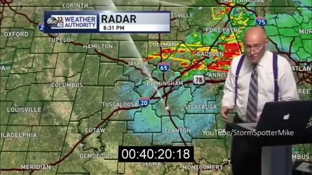 abc 33/40 Jacksonville, AL Tornado Coverage 3-19-2018 смотреть онлайн