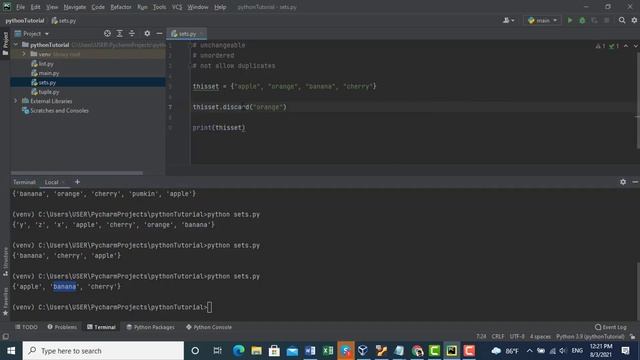 #5 Python for Beginners - Python Sets смотреть онлайн