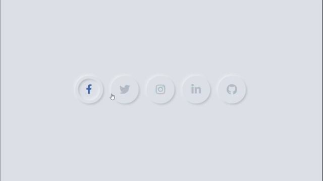 Neumorphic Social Icons with HTML CSS | Teaser Video смотреть онлайн