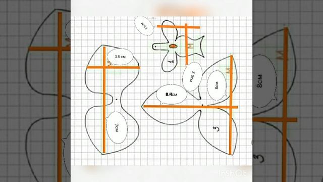 Шаблон для орхидеи. Pattern for orchids смотреть онлайн