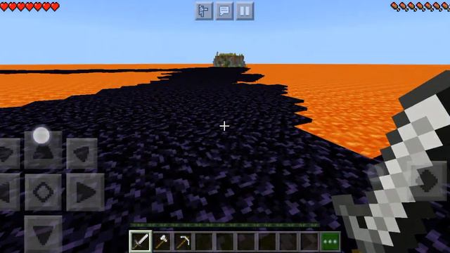 Проходим скаиблок где всё из лавы ну кроме островов смотреть онлайн