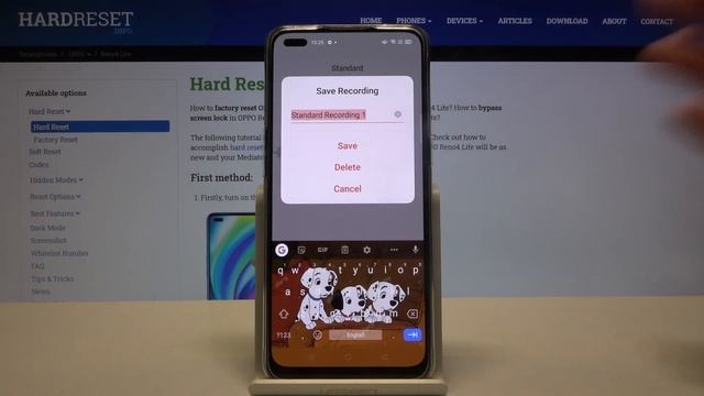 Record Sounds on OPPO Reno 4 Lite – Voice Recorder App смотреть онлайн