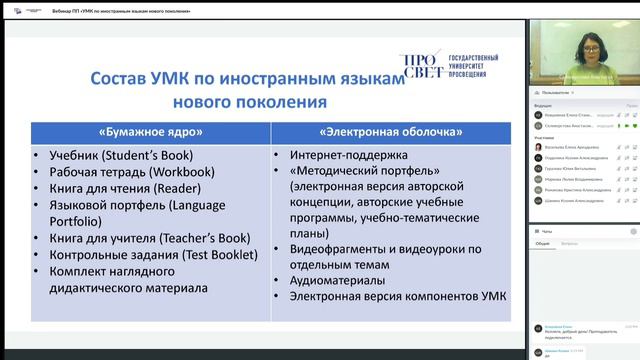 УМК по иностранному языку нового поколения