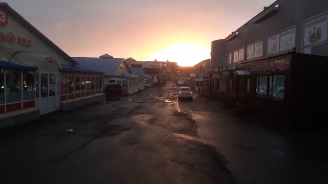 Необычная погода на Камчатке в гор.Петропавловске-Камчатском найон Рынок 6км. смотреть онлайн