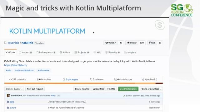 #SGVirtual 20.04 Magic and tricks with Kotlin Multiplatform смотреть онлайн
