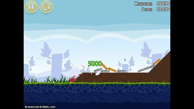Angry Birds Poached Eggs 1-2 2-Star Walkthrough смотреть онлайн