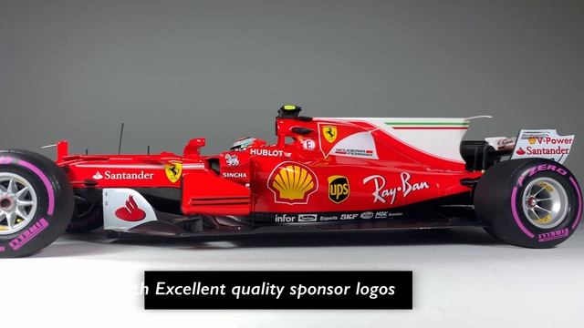 1/18 Ferrari F1 SF70-H Kimi Raikkonen BBR Model Unboxing & Review смотреть онлайн