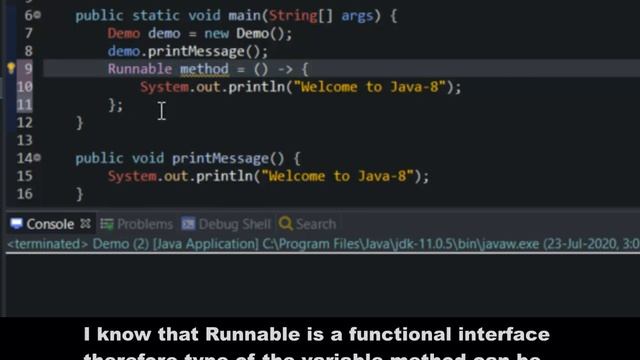 Lambda functions in java смотреть онлайн