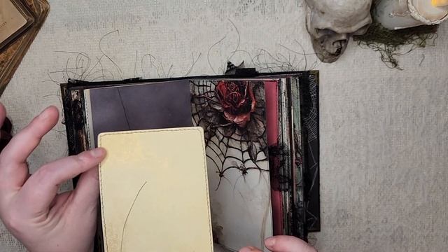 Unrequited Love - (SOLD!) Gothic Romance Junk Journal Flip through - Some images of spiders! смотреть онлайн
