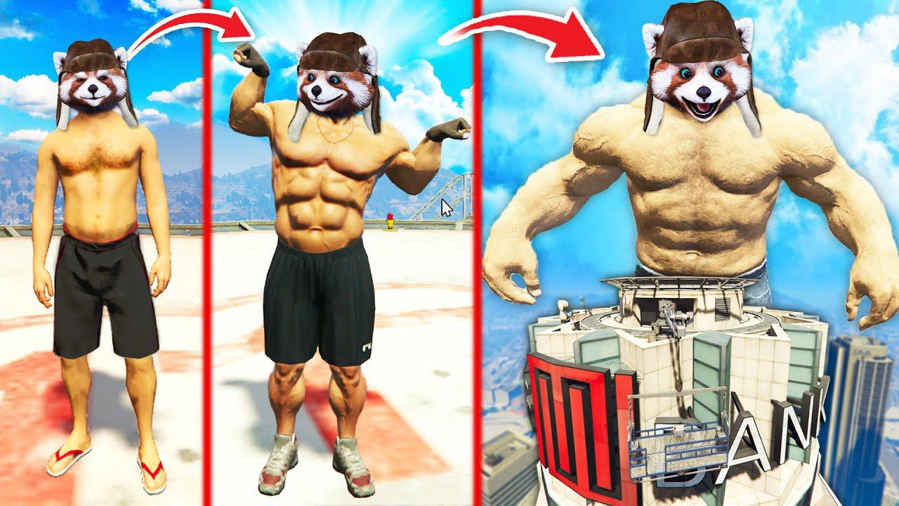 Я ПРОКАЧАЛСЯ До САМОГО СИЛЬНОГО КАЧКА В ГТА 5 смотреть онлайн