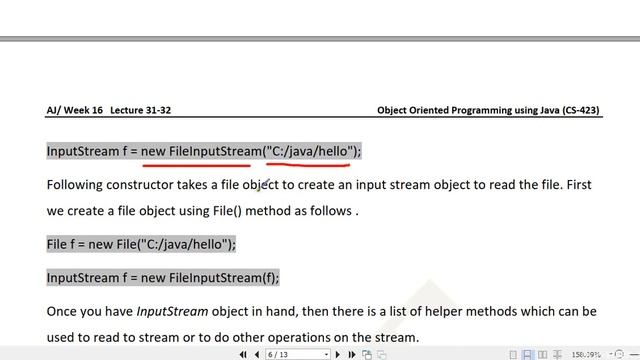 OOP WK 16 Video 4 Streams and their functions смотреть онлайн