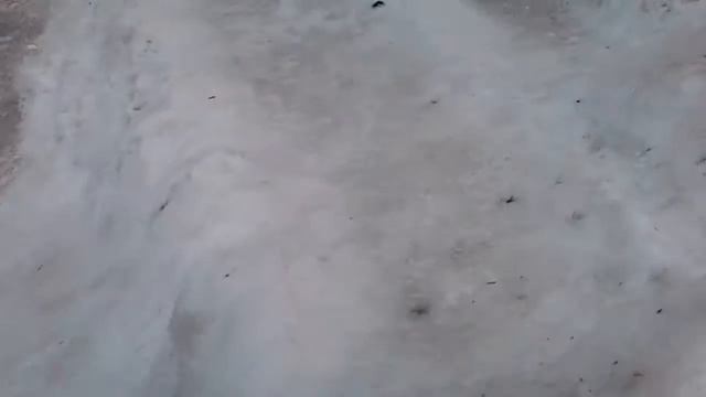 Самодельная горка водворе из снега смотреть онлайн